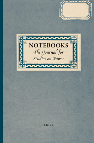 E' stato fondato NOTEBOOKS: The Journal for Studies on Power
