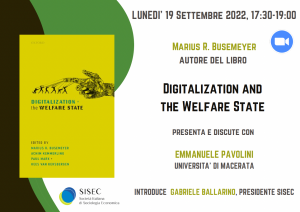 Digitalization and the welfare state